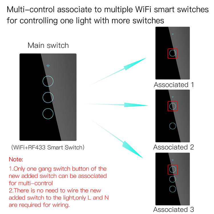 Electric Smart Wall Light Switch