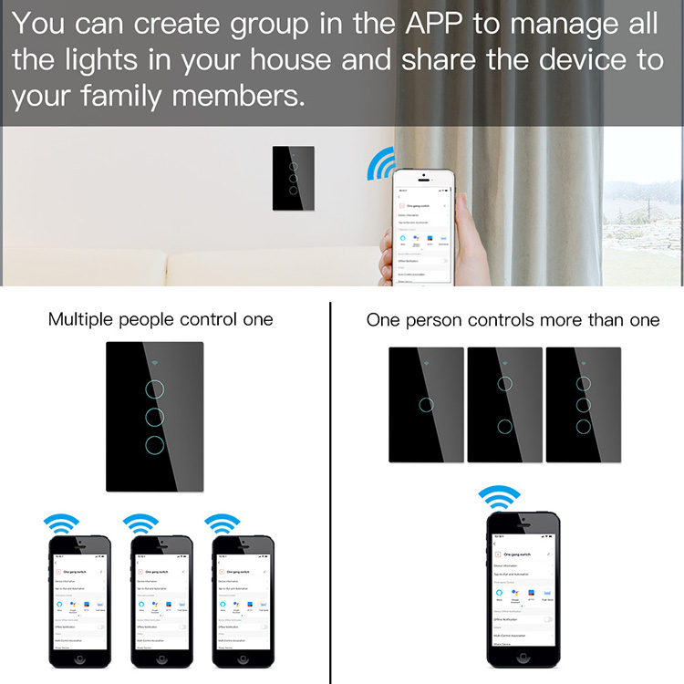 Electric Smart Wall Light Switch